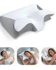 2-in-1 Ergonomic Memory Foam Cervical Pillow - Orthopedic Neck Support