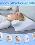 2-in-1 Ergonomic Memory Foam Cervical Pillow - Orthopedic Neck Support