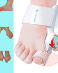 Bunion Corrector with Anti-Slip Heel Strap – Orthopedic Big Toe Straightener for Men & Women